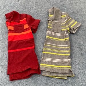Cat & jack short sleeve polos with pockets. XS 4/5